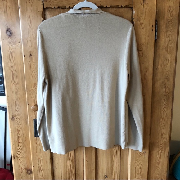 SOLD. EUC! Chico’s faux suede & knit jacket! Chicos sz 2 - Picture 5 of 8